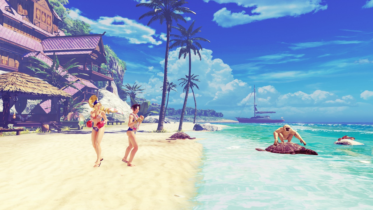 Street Fighter V kanzuki beach